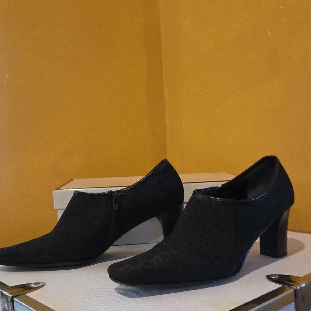 Coach Black High Heel Shoes